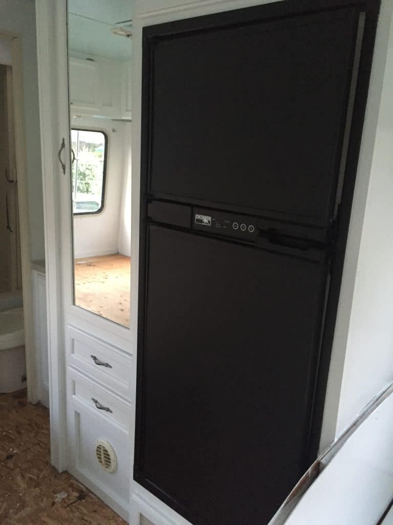 painting rv refrigerator