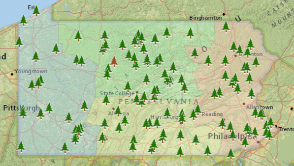 Pennsylvania State Parks Map 3 PA State Parks To Visit & Our Top 3 Picks   Road Trip Tails