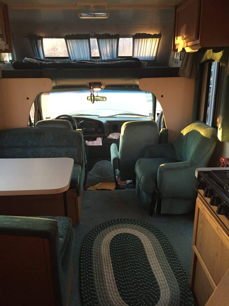 rv interior front before