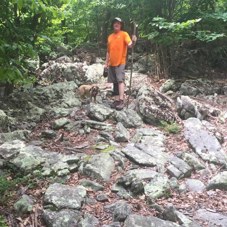 cowans gap tuscarora trail uphill