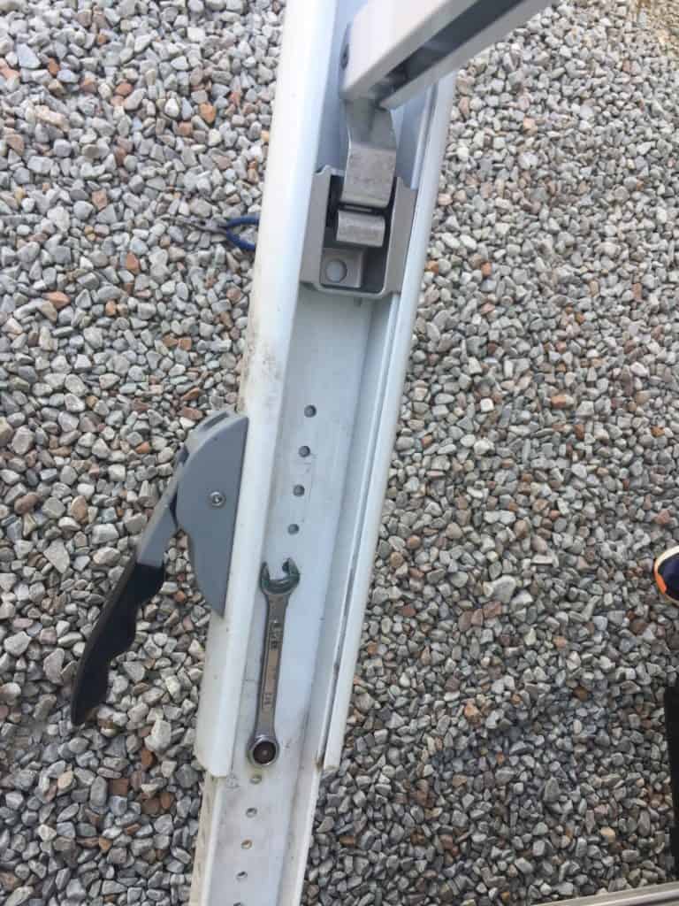 rv awning repair arm assembly