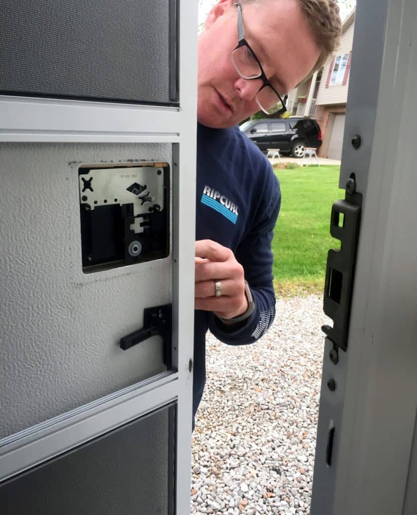 RV Makeover Quick Take RV Door Lock Set Replacement Road Trip Tails