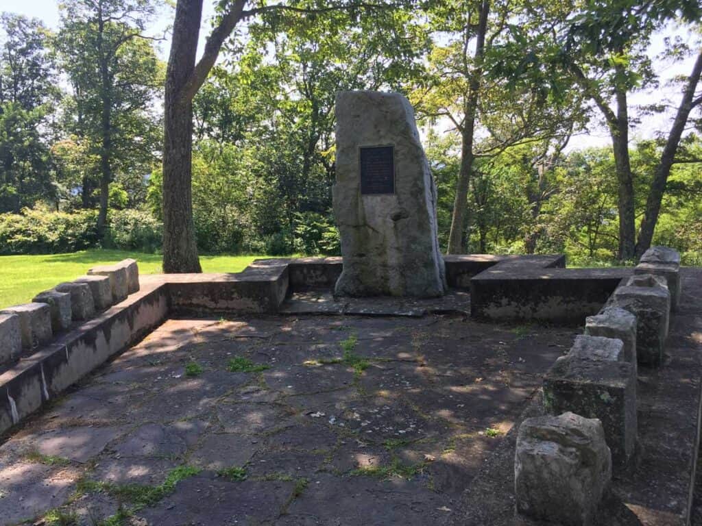 pa fire wardens memorial stone garden