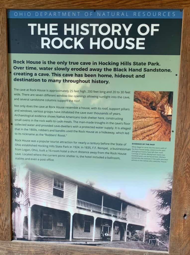 rock house at hocking hills