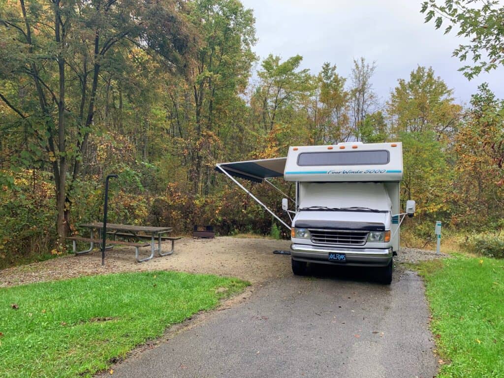 keystone state park site 55