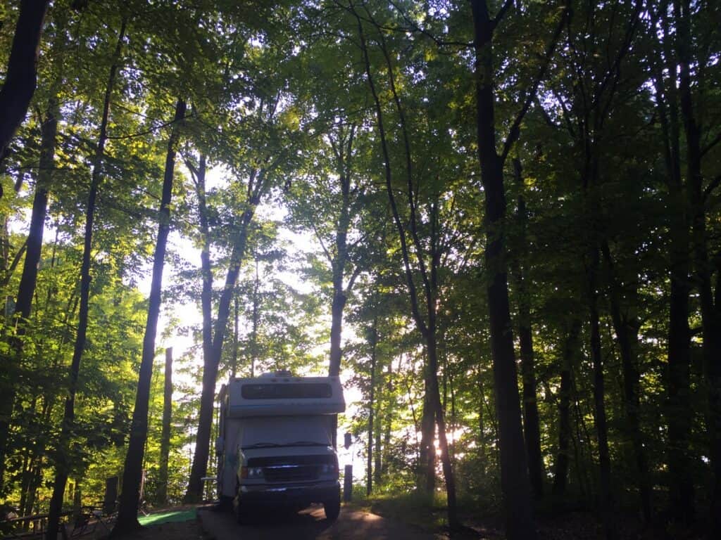 West Branch State Park Campground Site