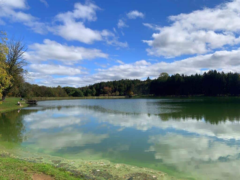 twin lakes park reflective sky