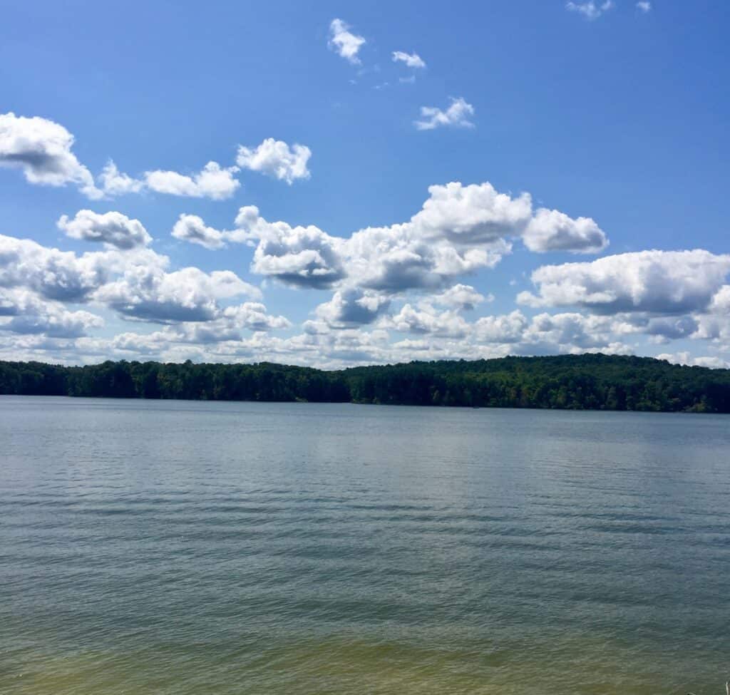 West Branch State Park hiking waterview