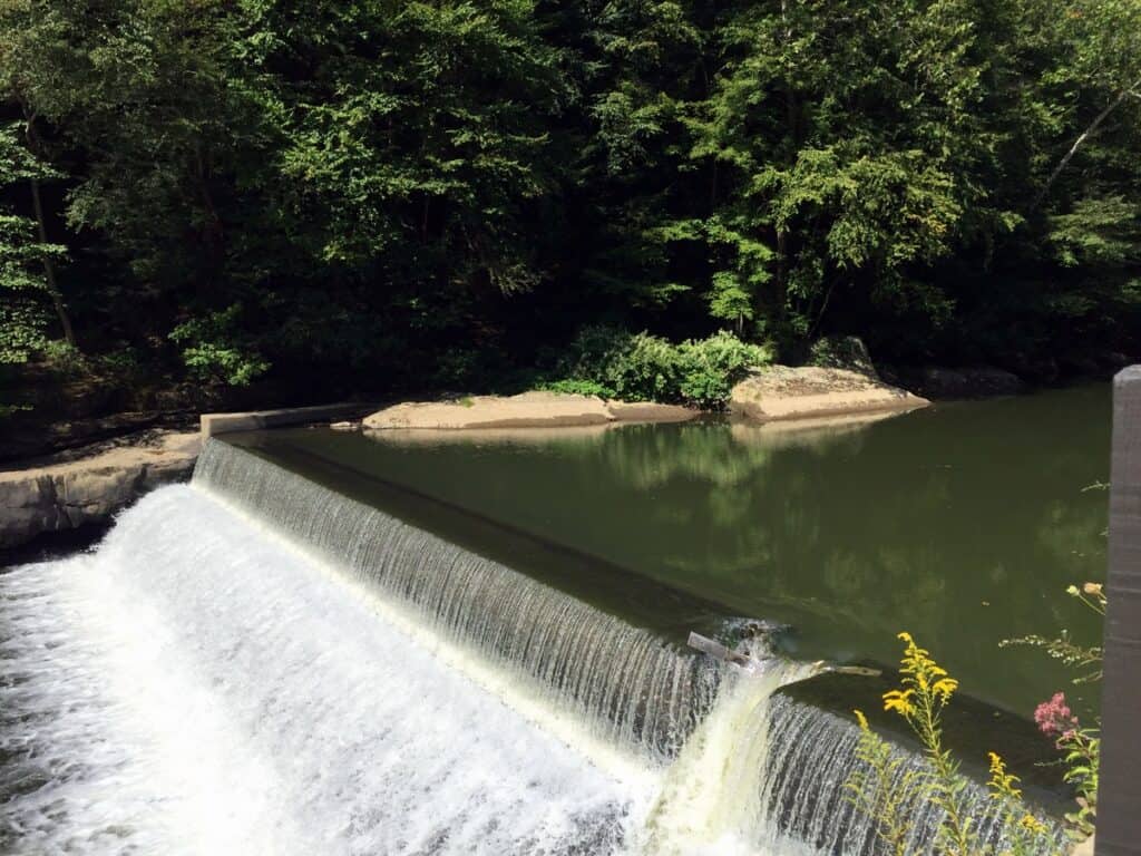 mcconnells mill grist mill dam