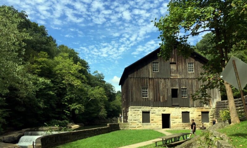 mcconnells mill state park mill and falls