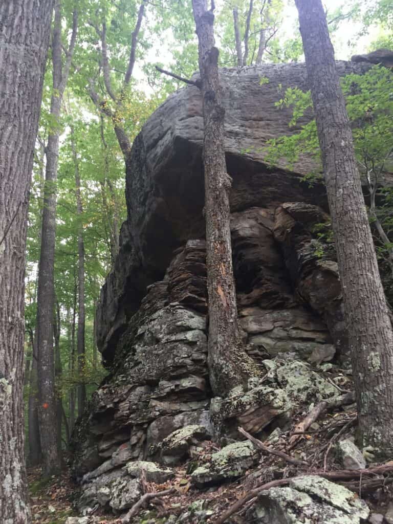 high rock trail in holly river state park