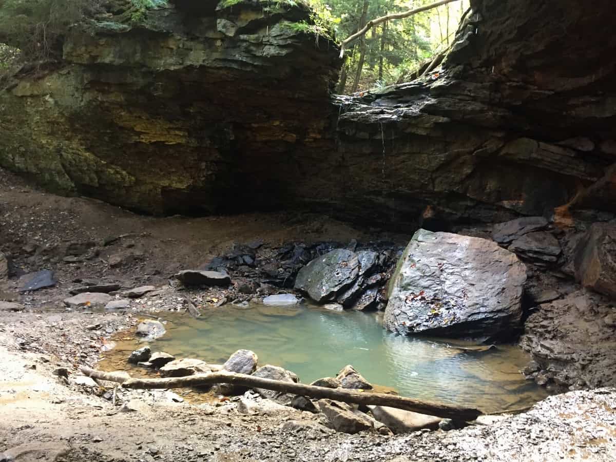 Raccoon Creek State Park mineral springs