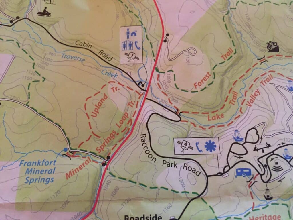 frankfurt mineral springs trail map