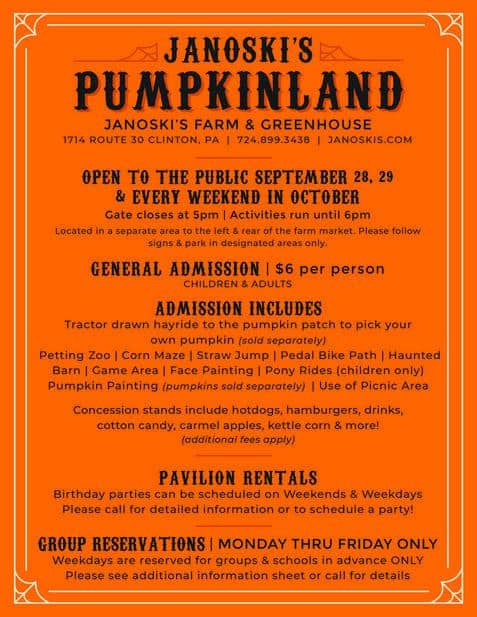 janoskis pumpkinland