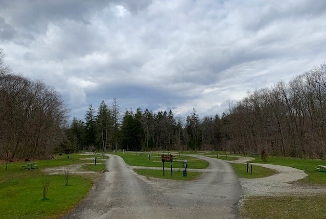 kooser state park campground empty