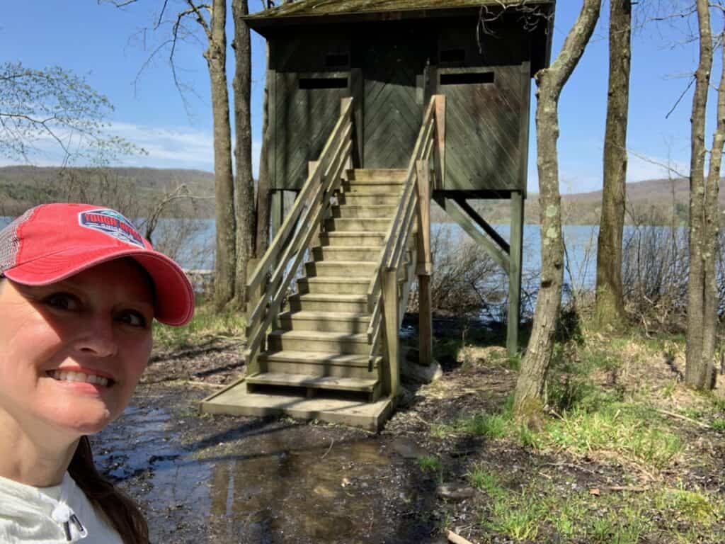 yellow creek waterfowl observatory selfie