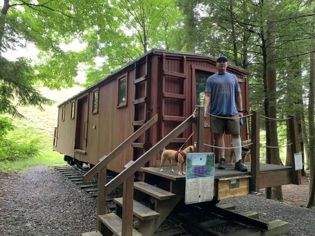 caboose at little buffalo state park