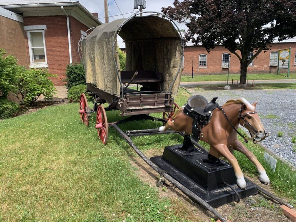 old sled works pony express