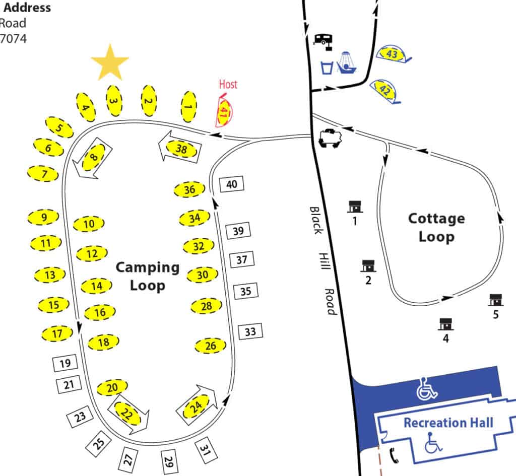 little buffalo campground map