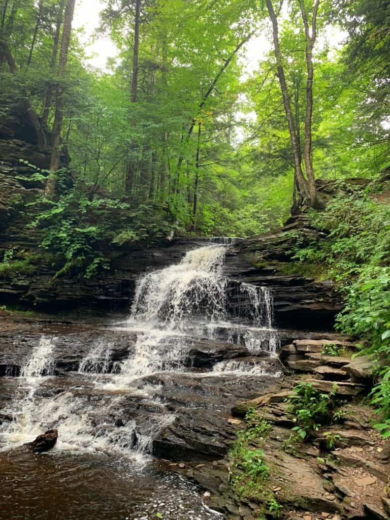 ricketts glen state park waterfall 2