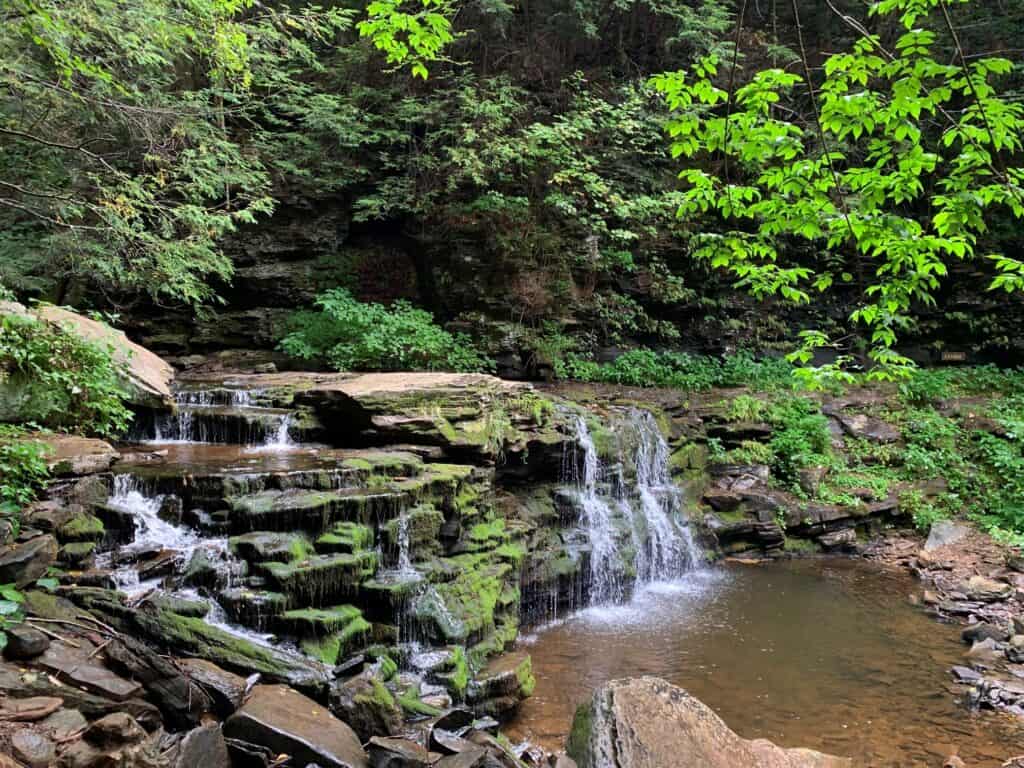 ricketts glen state park waterfall 1