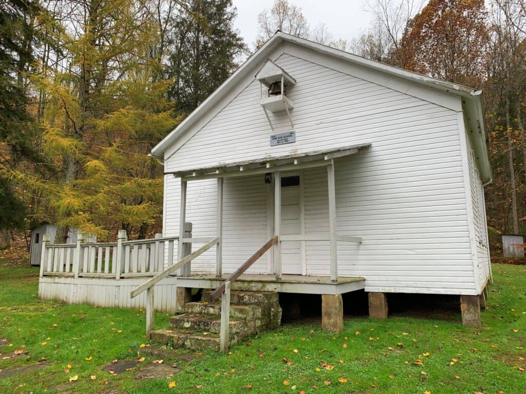 cedar creek state park wv schoolhouse