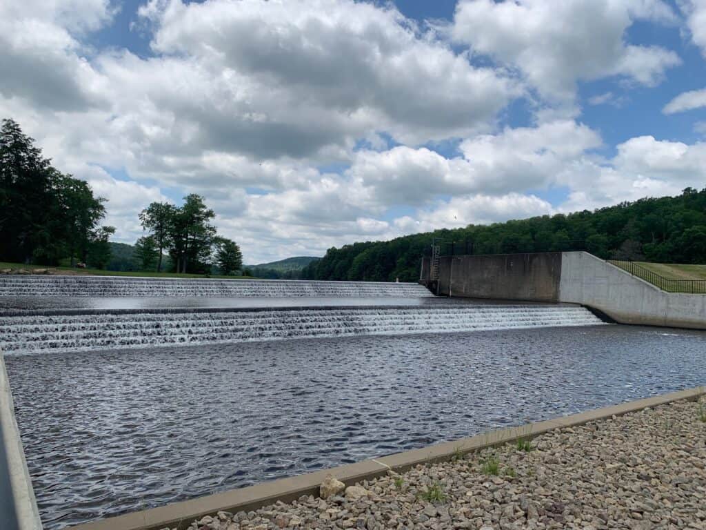 chapman state park dam side