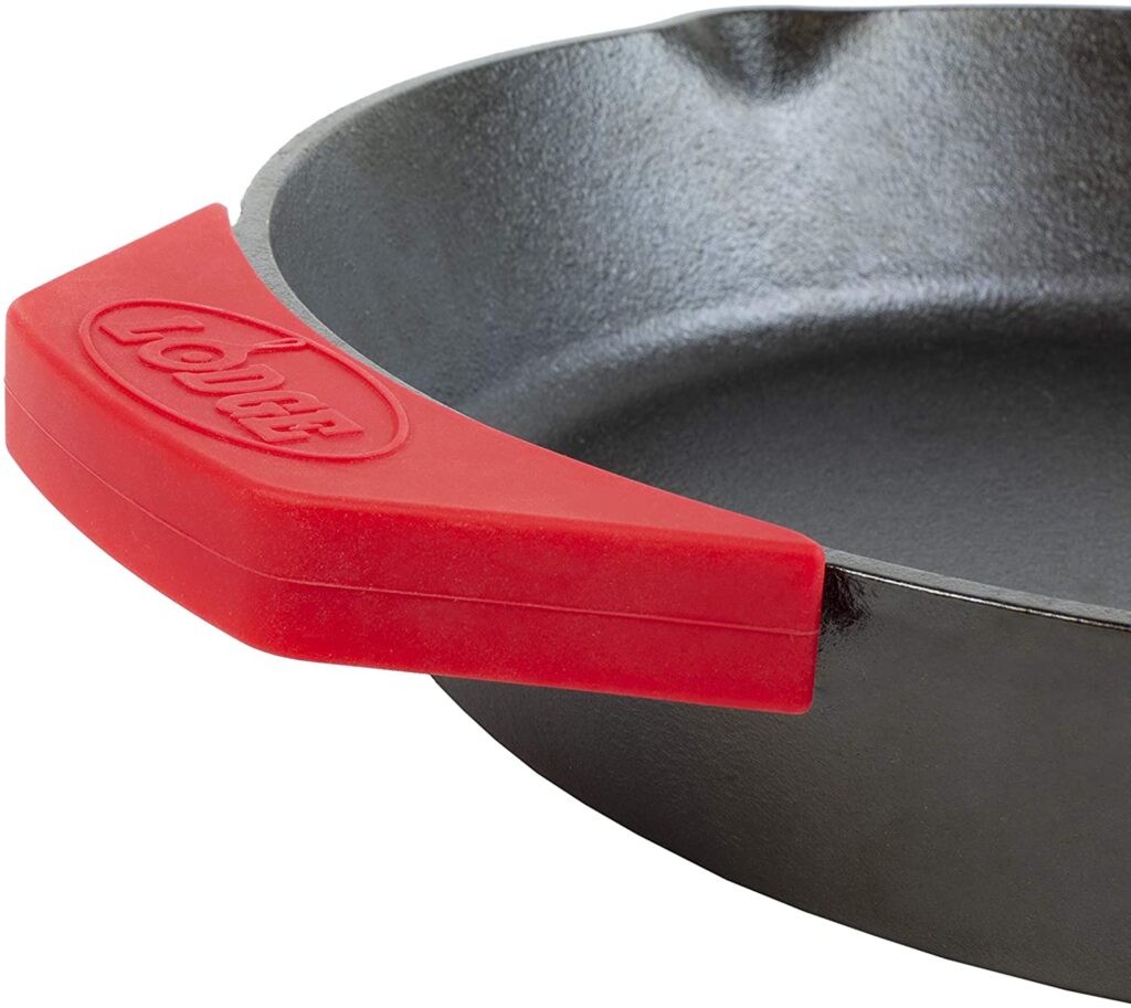 side cast iron handle holder