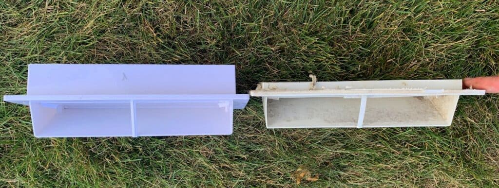 comparison of old to new rv range vent cover 2