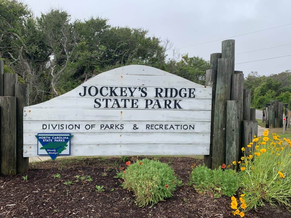jockey's ridge state park sign