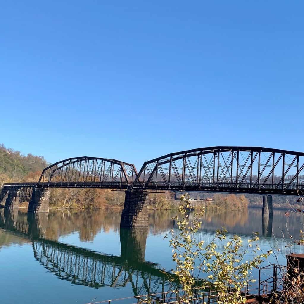 GAP Trail bridge in mckeesport