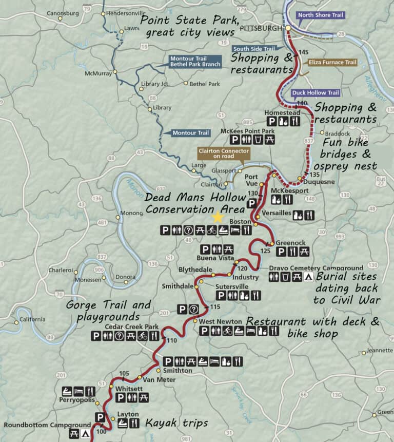 Trip Report: The Great Allegheny Passage (GAP) Trail - Pittsburgh to ...