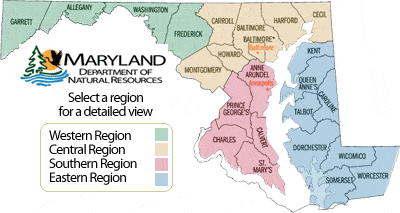 maryland state parks map