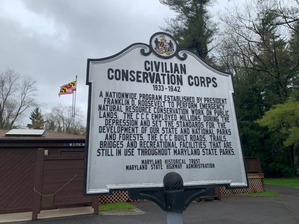 civilian conservation corps at swallow falls state park