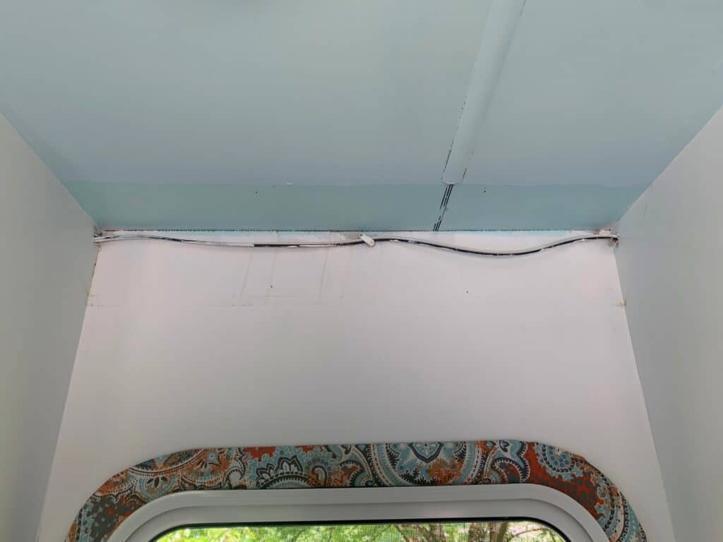 rv roof damage above side door