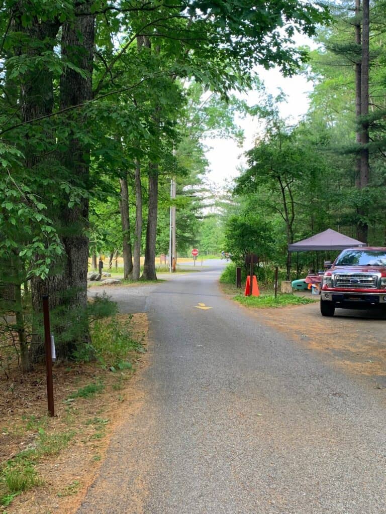 pine grove furnace state park campground site 39- right