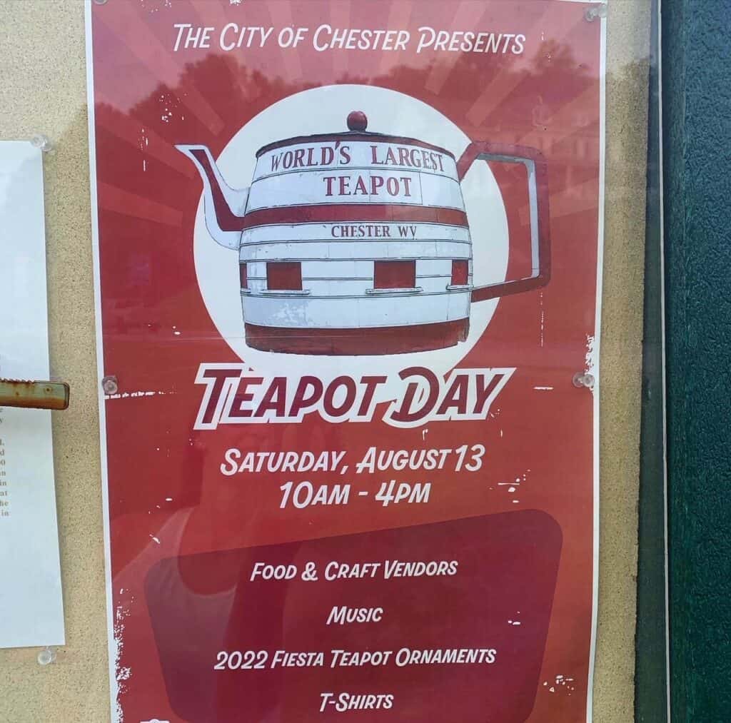 world's largest teapot day flyer