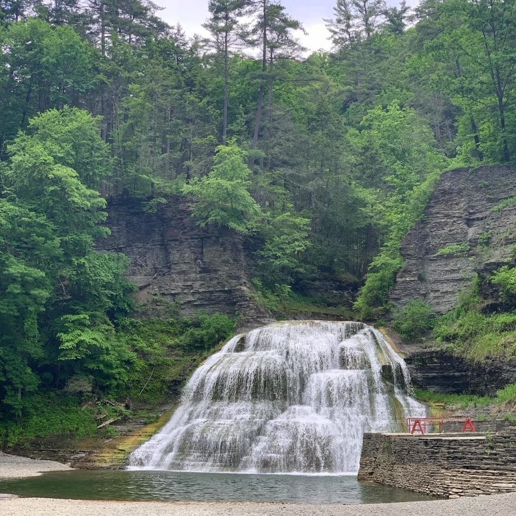 Buttermilk Falls State Park falls