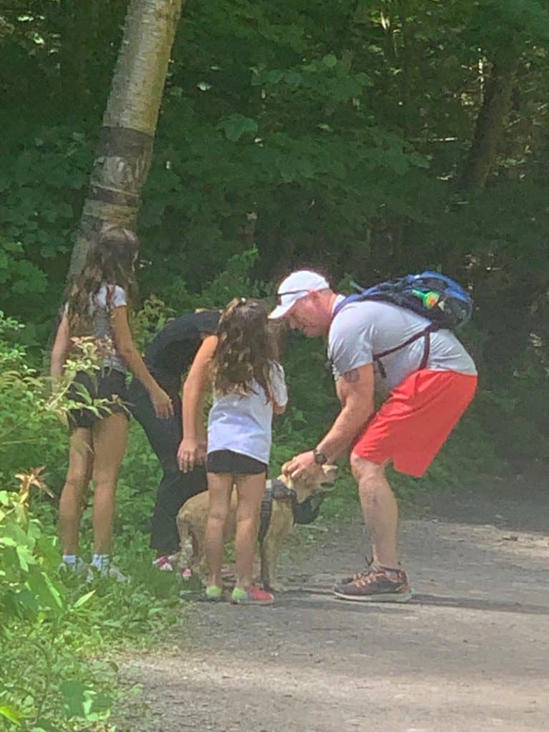 franklin in a headlock at taughahannock falls