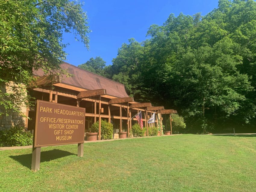 chief logan state park entry main office