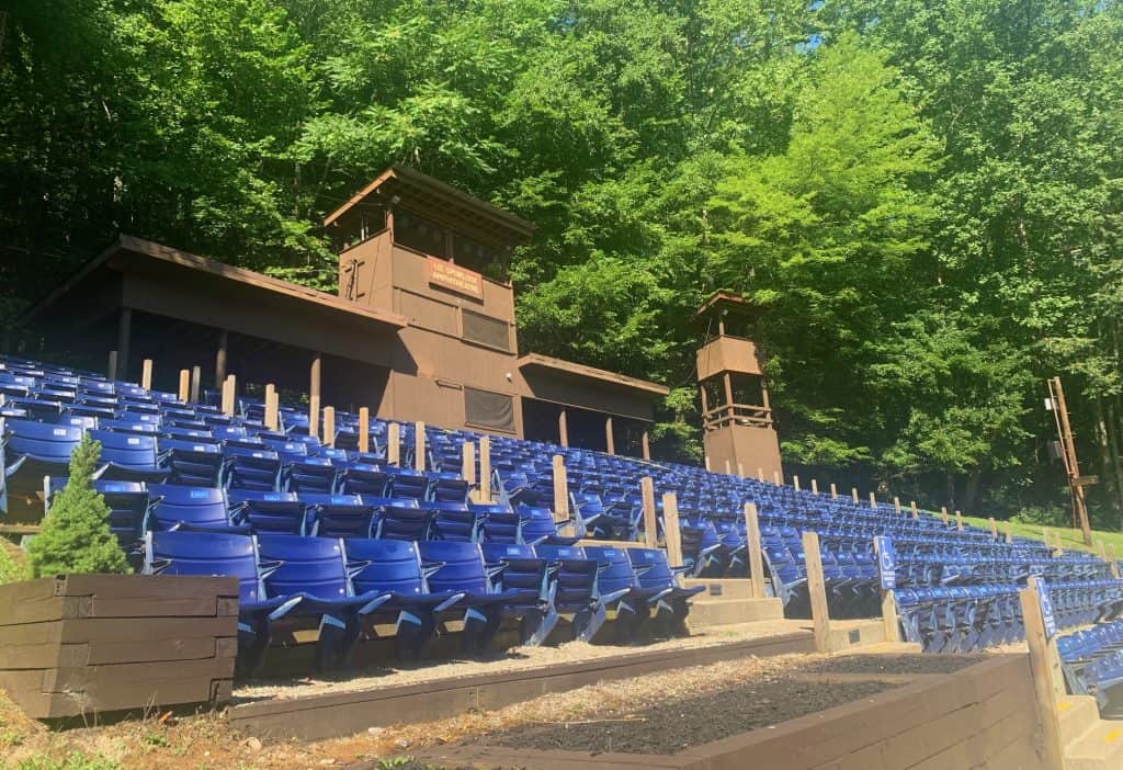 chief logan state park amphitheater seats