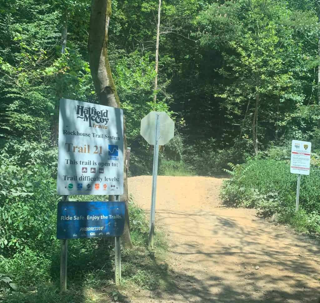 hatfield-mccoy trails entrance