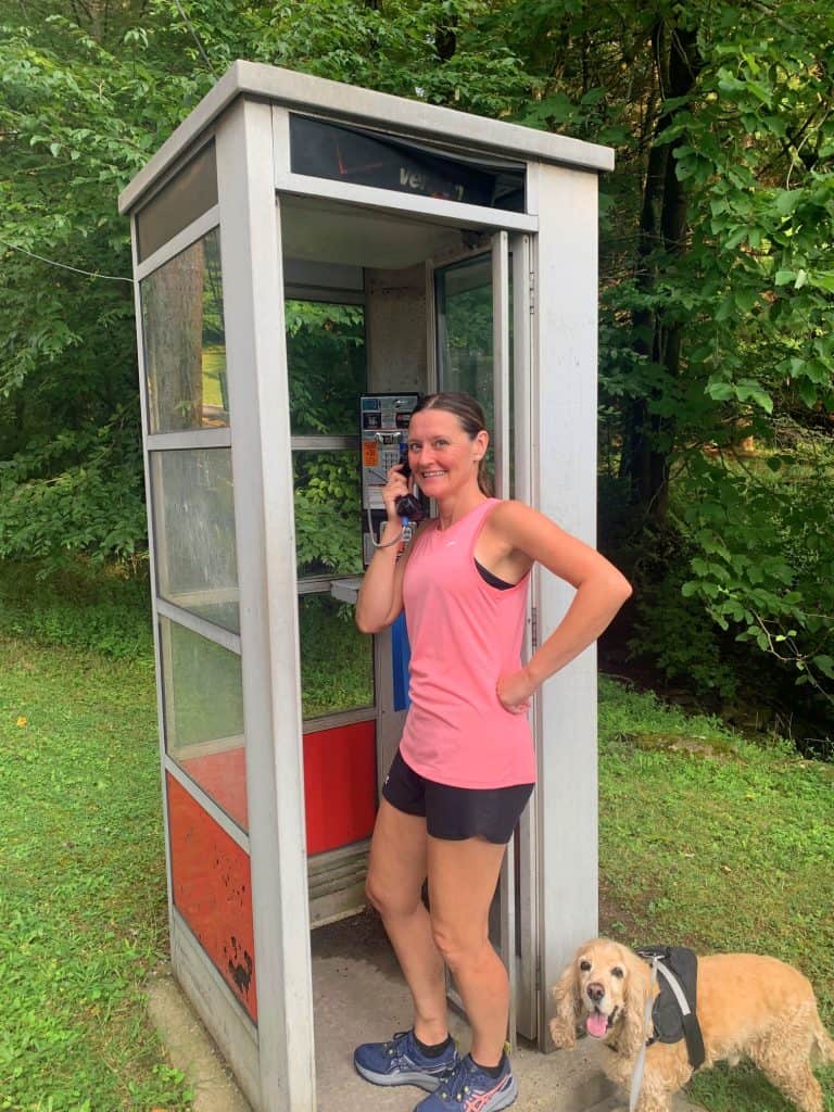 telephone booth at new germany state park maryland