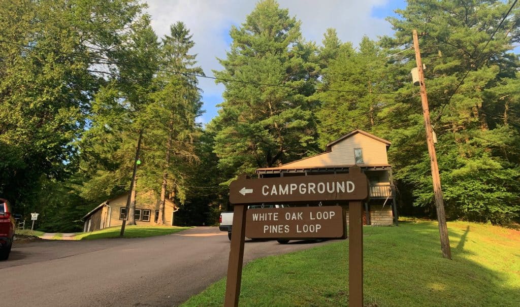 new germany state park campground