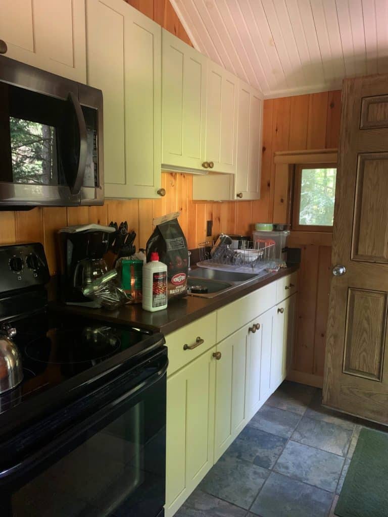 kitchen new germany state park cabin