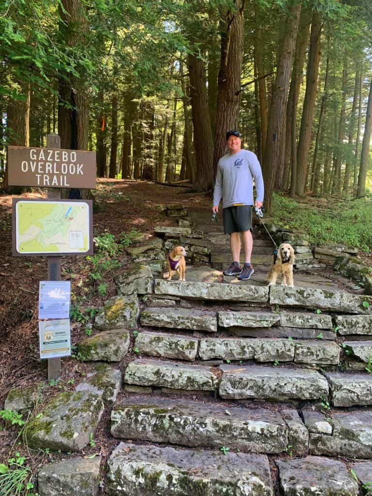 cabin loop at new germany state park