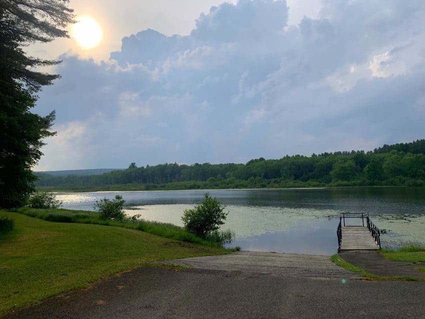 Herrington Manor State Park lake cover