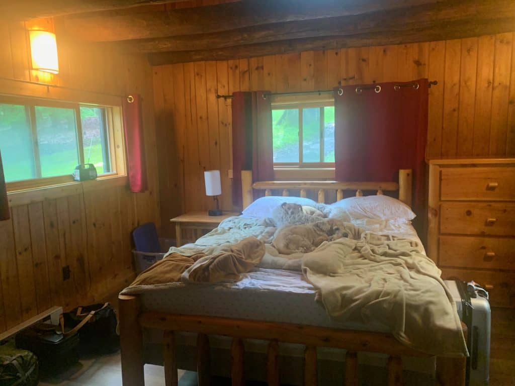 main room of herrington manor state park cabin 6