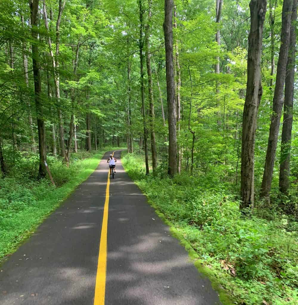 moraine state park bike trail riding