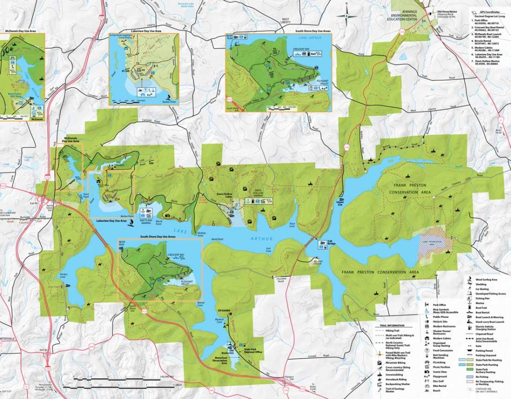 moraine state park full map